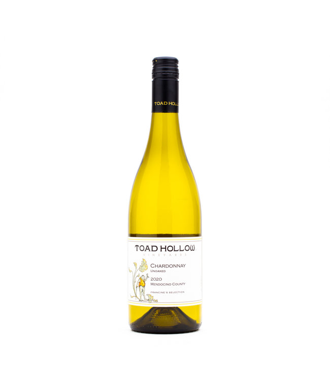 Toad Hollow Chardonnay Unoaked Mendocino County 2021 750ml