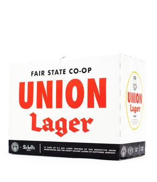Fair State Brewing Cooperative FS and Shells Collaboration Union Lager 12pk 12oz