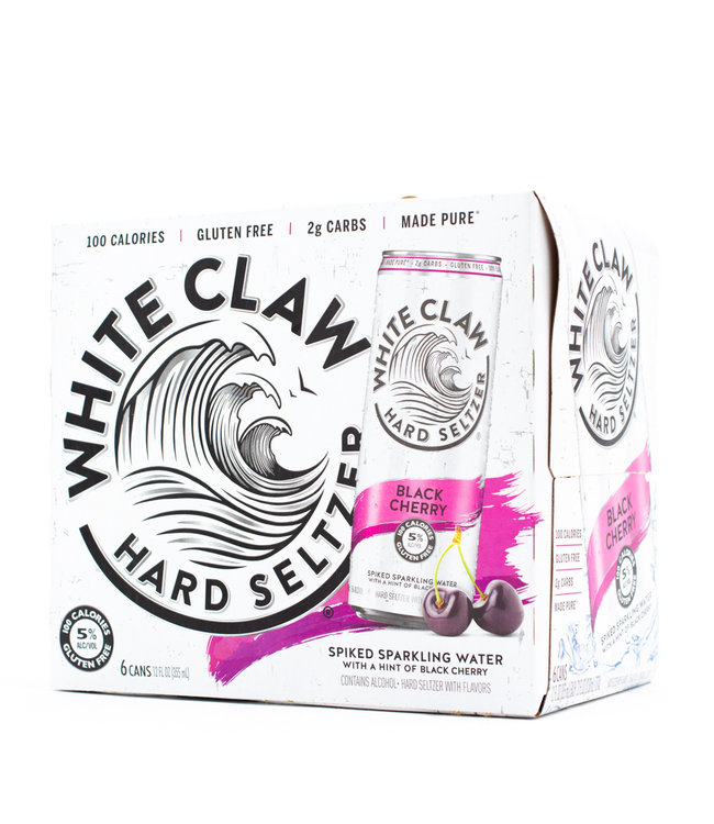 White Claw Black Cherry Hard Seltzer 6pk 12oz