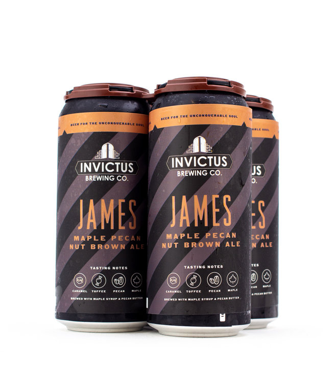 Invictus James Maple Brown Ale 4pk 16oz