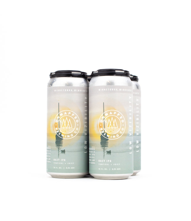 Unmapped Low Vizibility Hazy IPA 16oz 4pk
