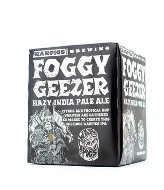 WarPigs Warpigs Foggy Geezer Hazy IPA 16oz 4pk