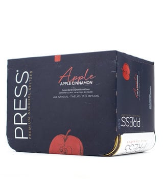 Press Press Apple Cinnamon Seltzer 12pk 12oz