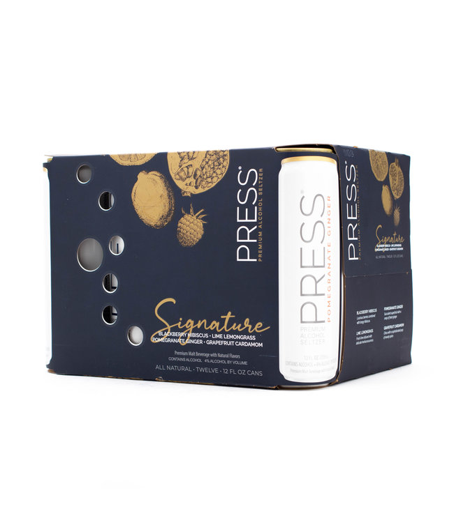 Press Signature Variety Seltzer 12pk 12oz