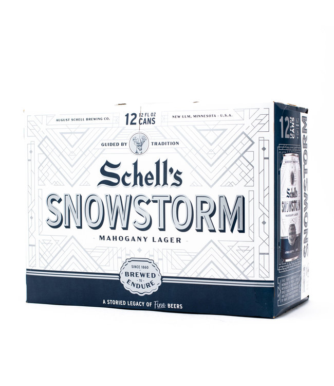 Schells Snowstorm Mahogany Lager 12pk 12oz