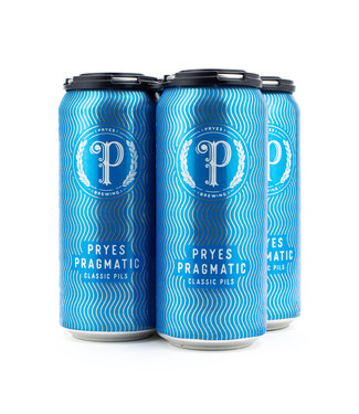 Pryes Pryes Pragmatic Pilsner 16oz 4pk