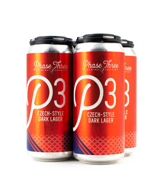 Phase Three Phase Three P3Dark Czech Lager 4pk 16oz