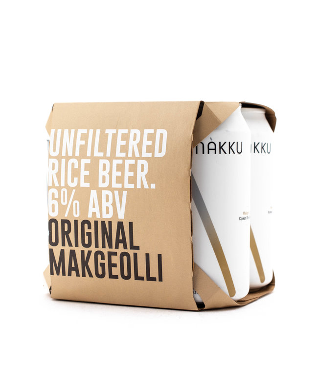 Makku Makgeolli Korean Rice Beer 4pk 16oz