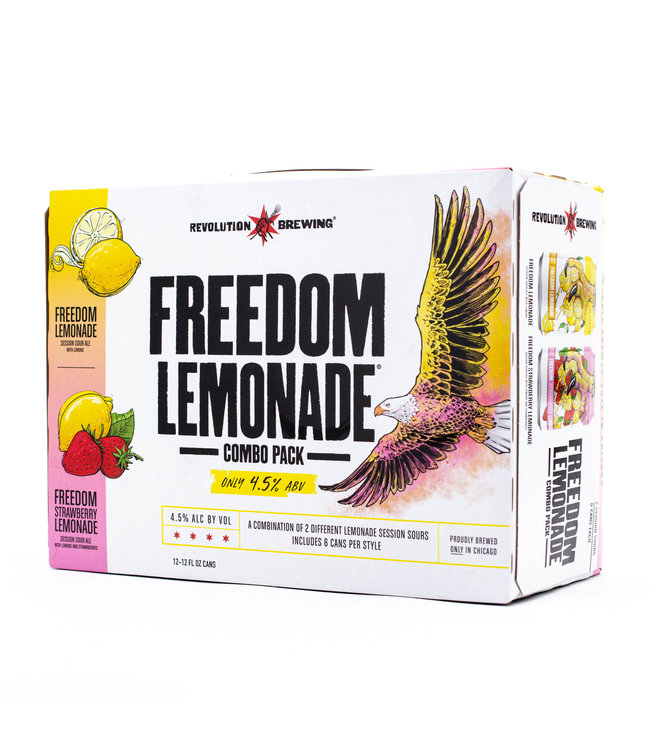 Revolution Freedom Lemonade Combo Pack 12pk 12oz