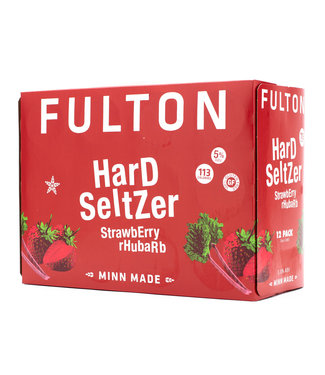 Fulton Fulton Strawberry Rhubarb Hard Seltzer 12pk 12oz