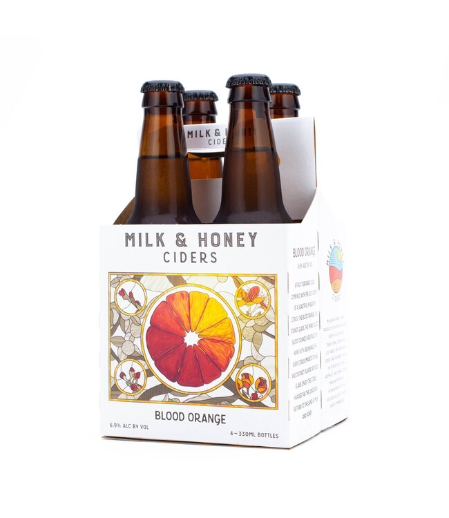 Milk and Honey Blood Orange Cider 4pk/12oz