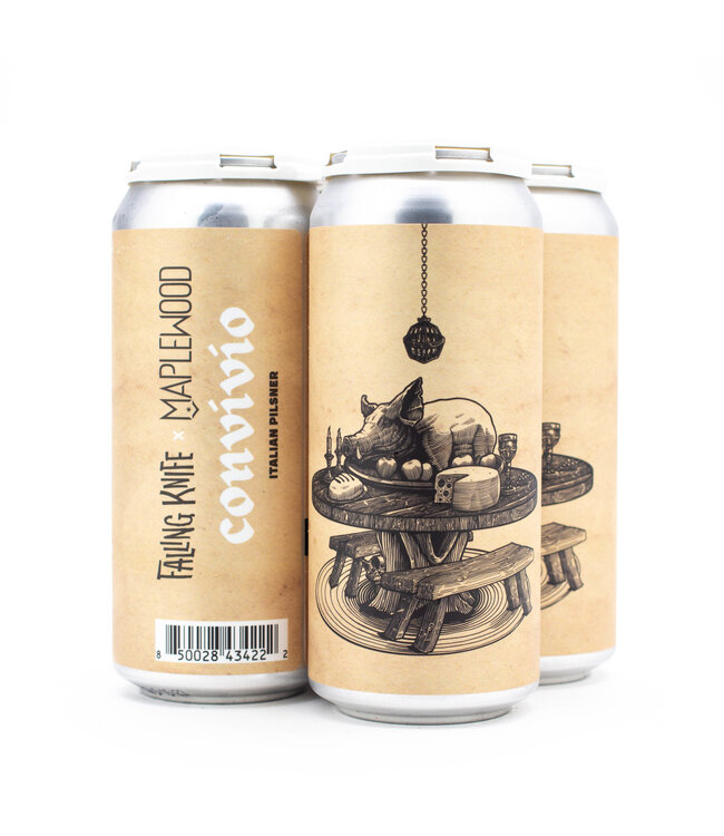 Falling Knife Convivio Italian Pilsner 4pk 16oz