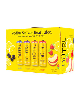 NUTRL Nutrl Lemonade Variety Pack 8pk 12oz