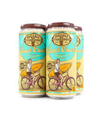 Sociable Cider Werks Sociable Cider Beach Cruiser Tropical Cider 4pk 16oz