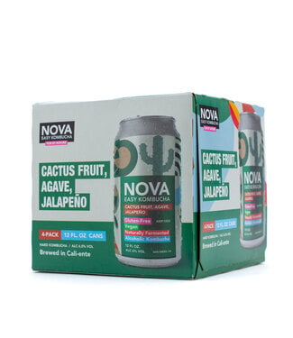 Nova Nova Hot Cactus Hard Kombucha 4pk 12oz