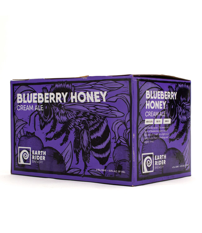 Earth Rider Blueberry Honey Cream 6pk 12oz