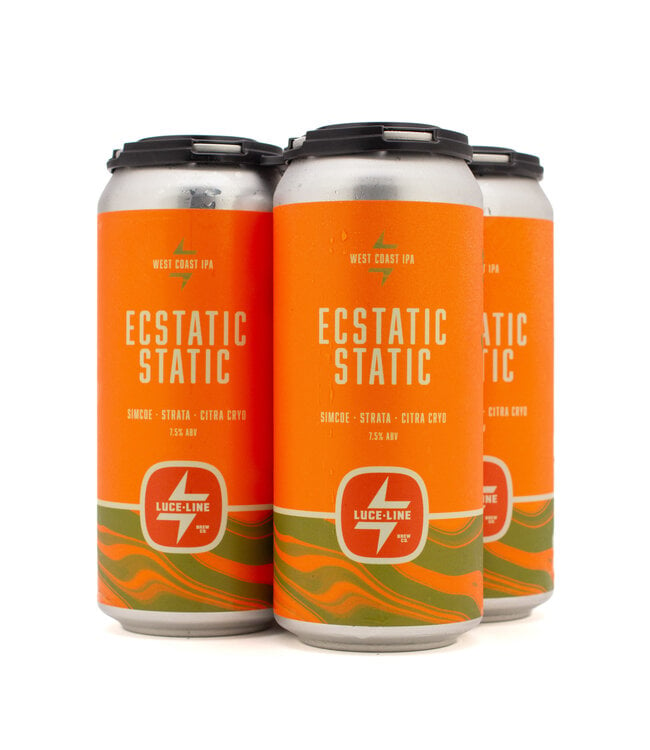 Luce Line Ecstatic Static West Coast IPA 4pk 16oz