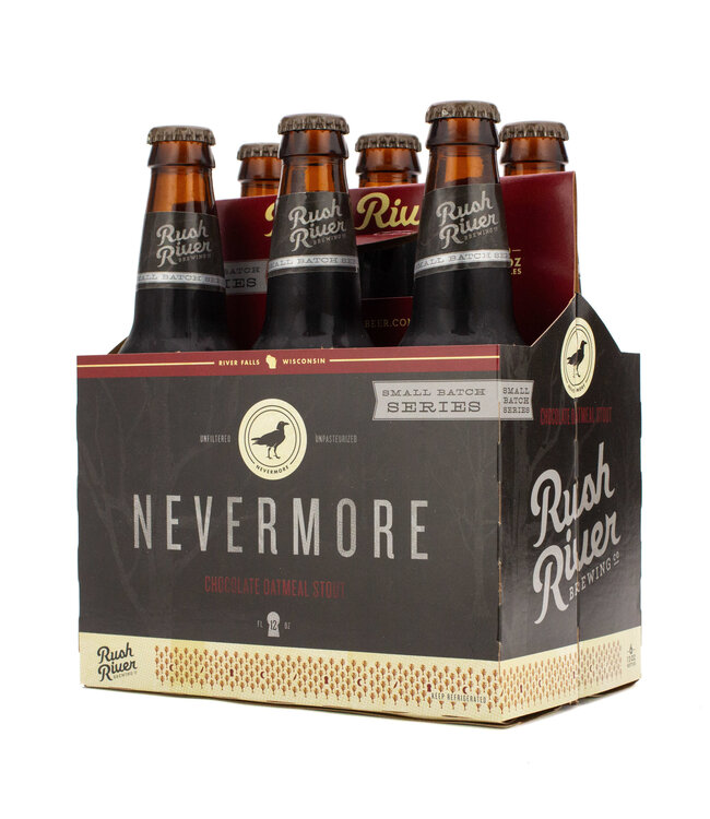 Rush River Nevermore Oatmeal Stout 6pk 12oz Btls