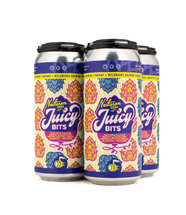 Weldwerks Nectaron DDH Juicy Bits Hazy IPA 4pk 16oz