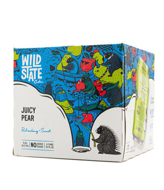 Wild State Cider Wild State Pear 4pk 12oz