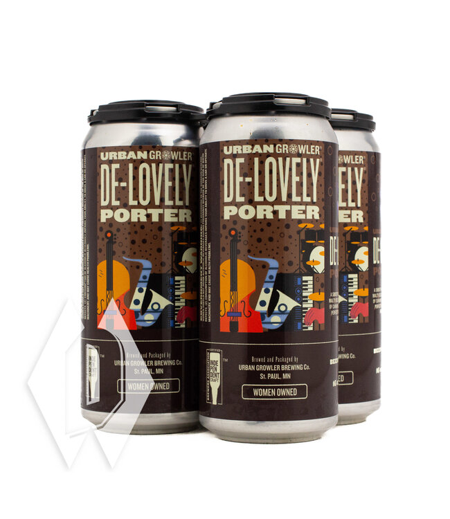 Urban Growler De Lovely Porter 16oz 4pk