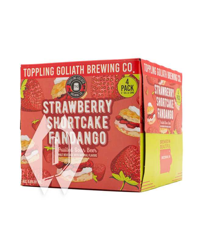 Toppling Goliath Strawberry Shortcake Fandango Sour 4pk/12oz