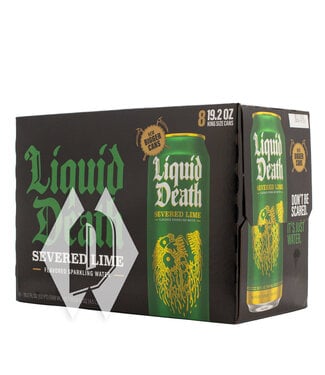Liquid Death Liquid Death Severed Lime Sparkling Water 8pk 19.2oz