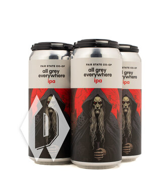 Fair State Brewing Cooperative Fair State All Grey Everywhere IPA 4pk 16oz Fair State Brewing Cooperative Fair State All Grey Everywhere IPA 4pk 16oz