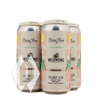 Phase Three Phase Three Coconut Club Fruited Sour Ale 4pk 16oz