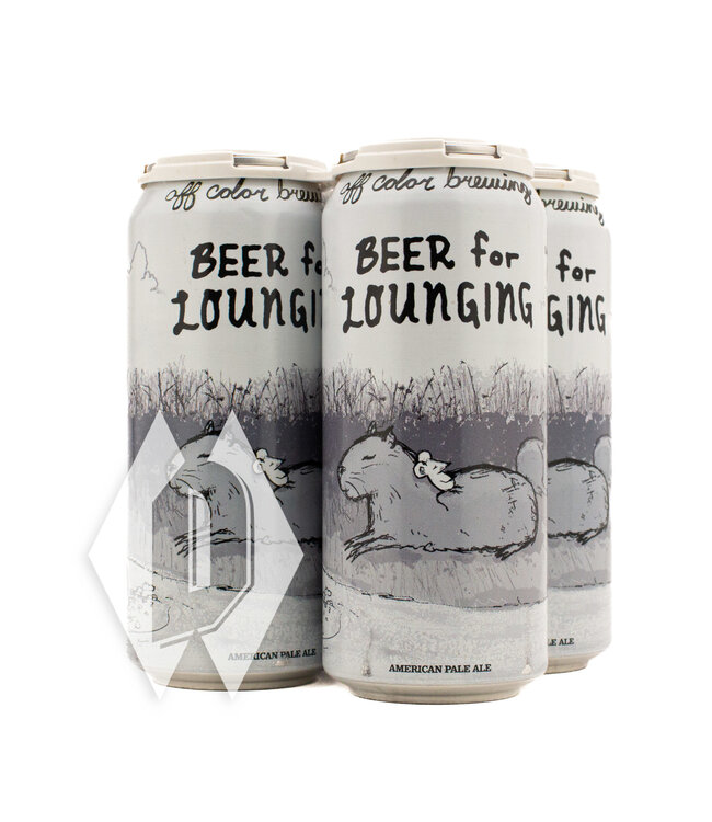 Off Color Beer For Lounging American Pale Ale 4pk 16oz