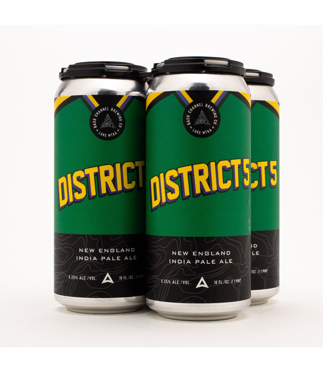 Back Channel District 5 NE IPA 16oz 4pk