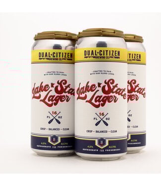 Dual Citizen Dual Citizen Lake State Lager 16oz 4pk