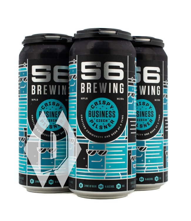 56 Brewing Crispy Business Pils 16oz 4pk