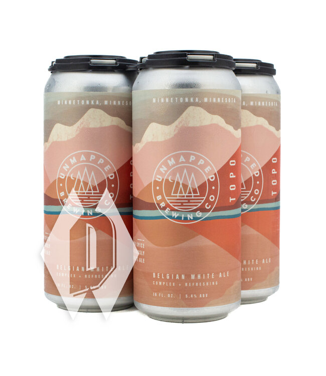 Unmapped Topo White Ale 4pk 16oz