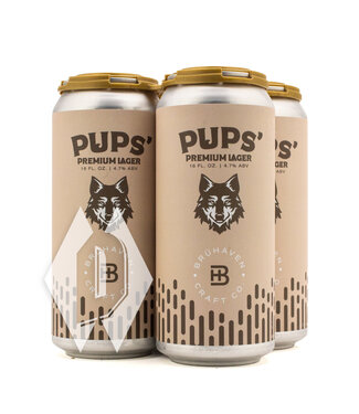 Bruhaven Pups Premium Lager 4pk 16oz