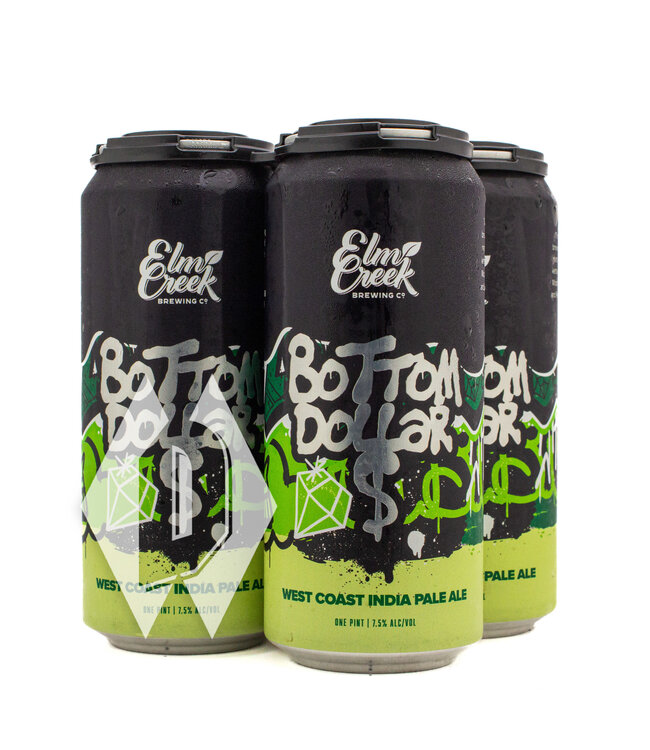 Elm Creek Bottom Dollar West Coast IPA 16oz 4pk