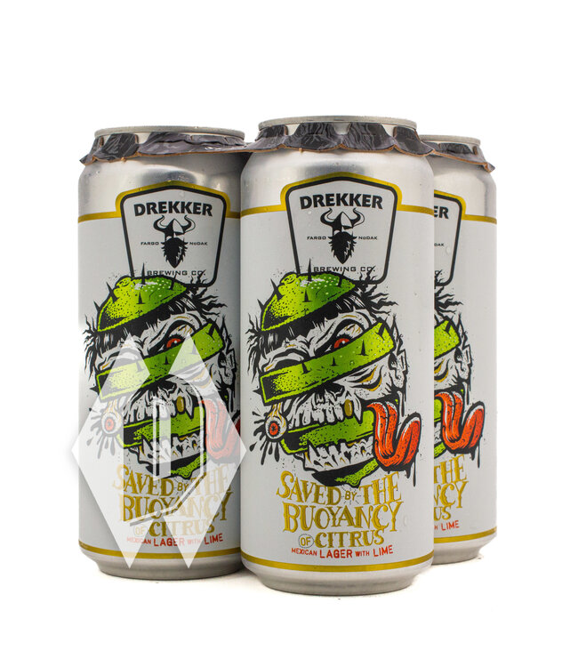 Drekker Saved By The Buoyancy Of Citrus Mexican Lager 4pk 16oz