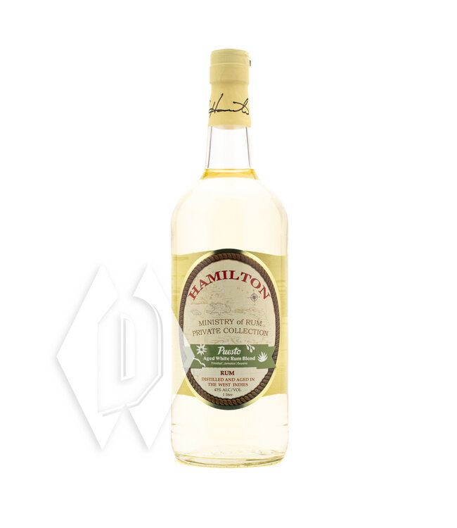 Hamilton Puesto Aged White Rum 1 L