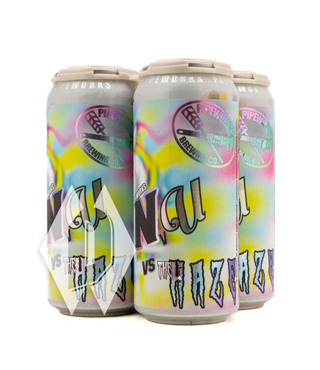 Pipeworks N v U Vs The Haze DIPA 4pk 16oz