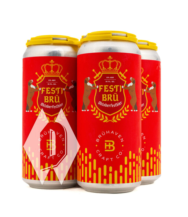 Bruhaven Festibru  Oktoberfestbier 16oz 4pk