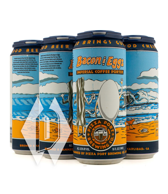 Pizza Port Bacon And Eggs Imperial Coffee Porter 6pk 16oz