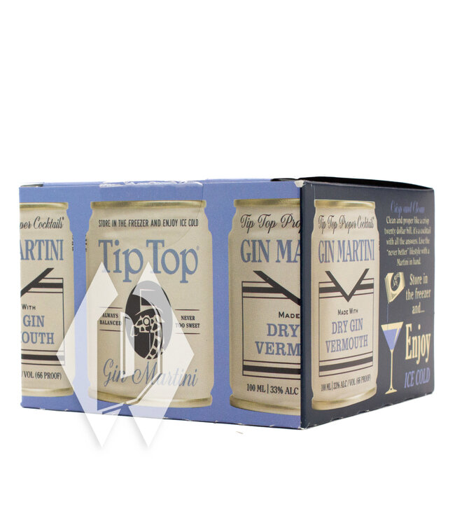 Tip Top Gin Martini 4pk 100ml