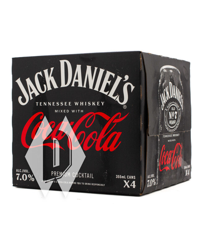 Jack Daniels And Coke 4pk 355ml