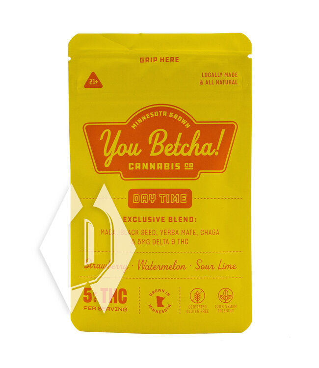 You Betcha (YELLOW)  Day Time Gummies 5mg 10pk