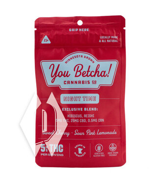 You Betcha Cannabis Co You Betcha (RED)  Night Time Gummies 5mg