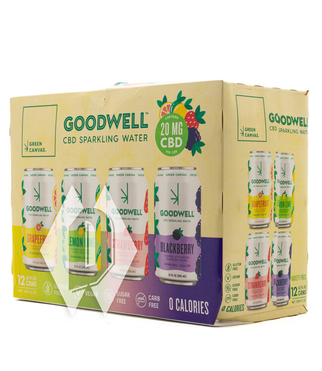 Untitled Art Goodwell CBD Sparkling Water 20mg 12pk 12oz