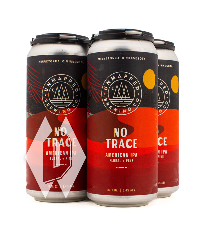 Unmapped No Trace American IPA 4pk 16oz