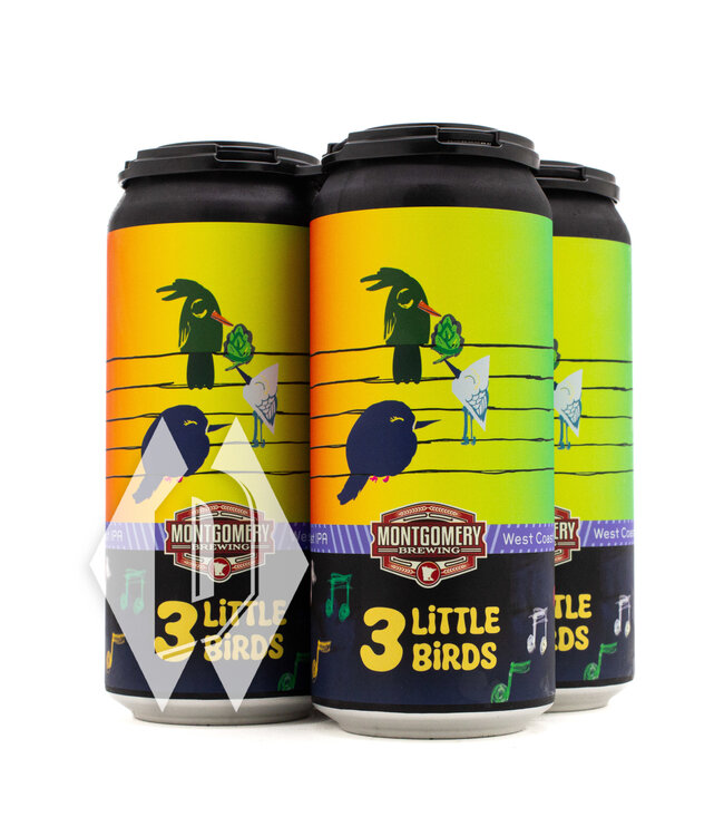 Montgomery 3 Little Birds West Coast IPA 4pk 16oz