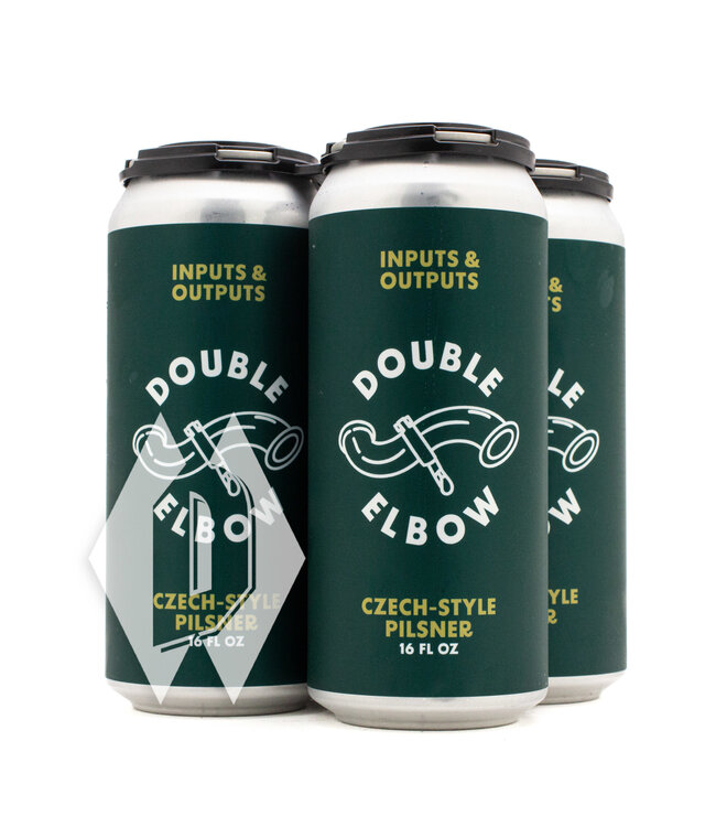 Double Elbow Inputs & Outputs Czech Pilsner 4pk 16oz