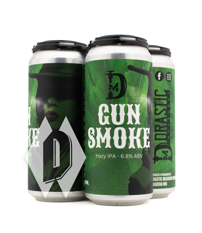 Drastic Measures Gun Smoke Hazy IPA 4pk 16oz
